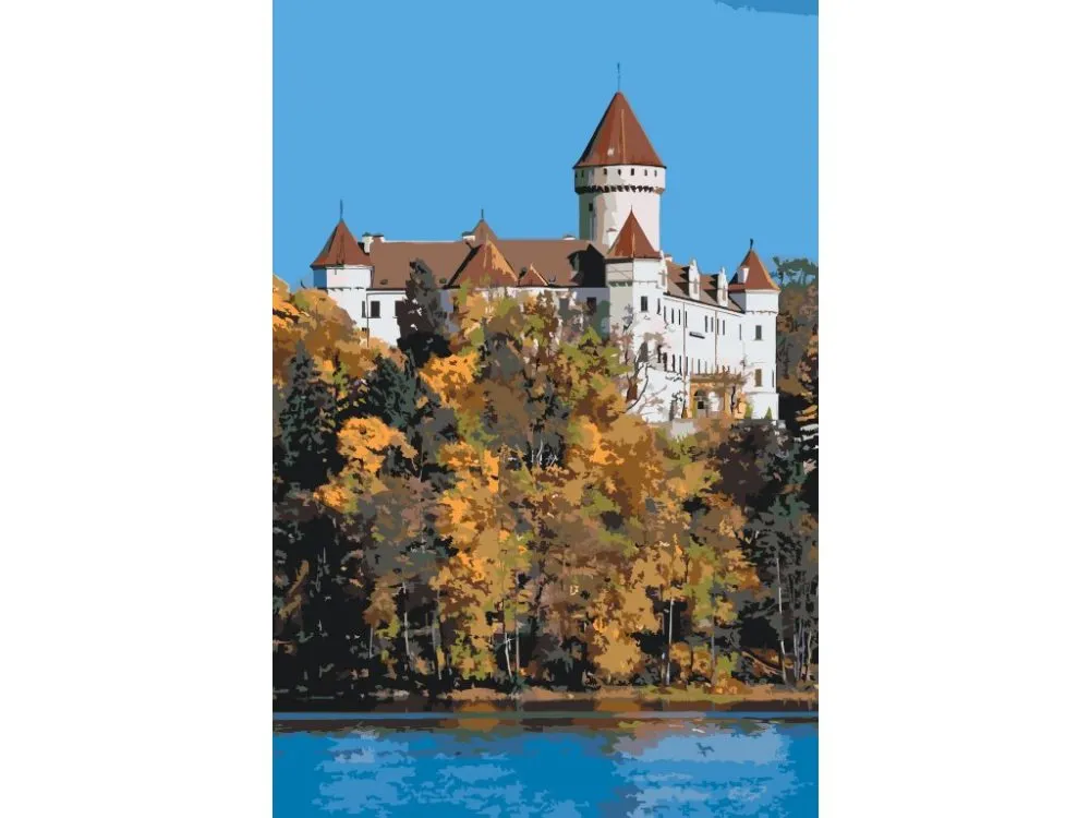 Pintar por números Castillo de Konopiště – foto 2