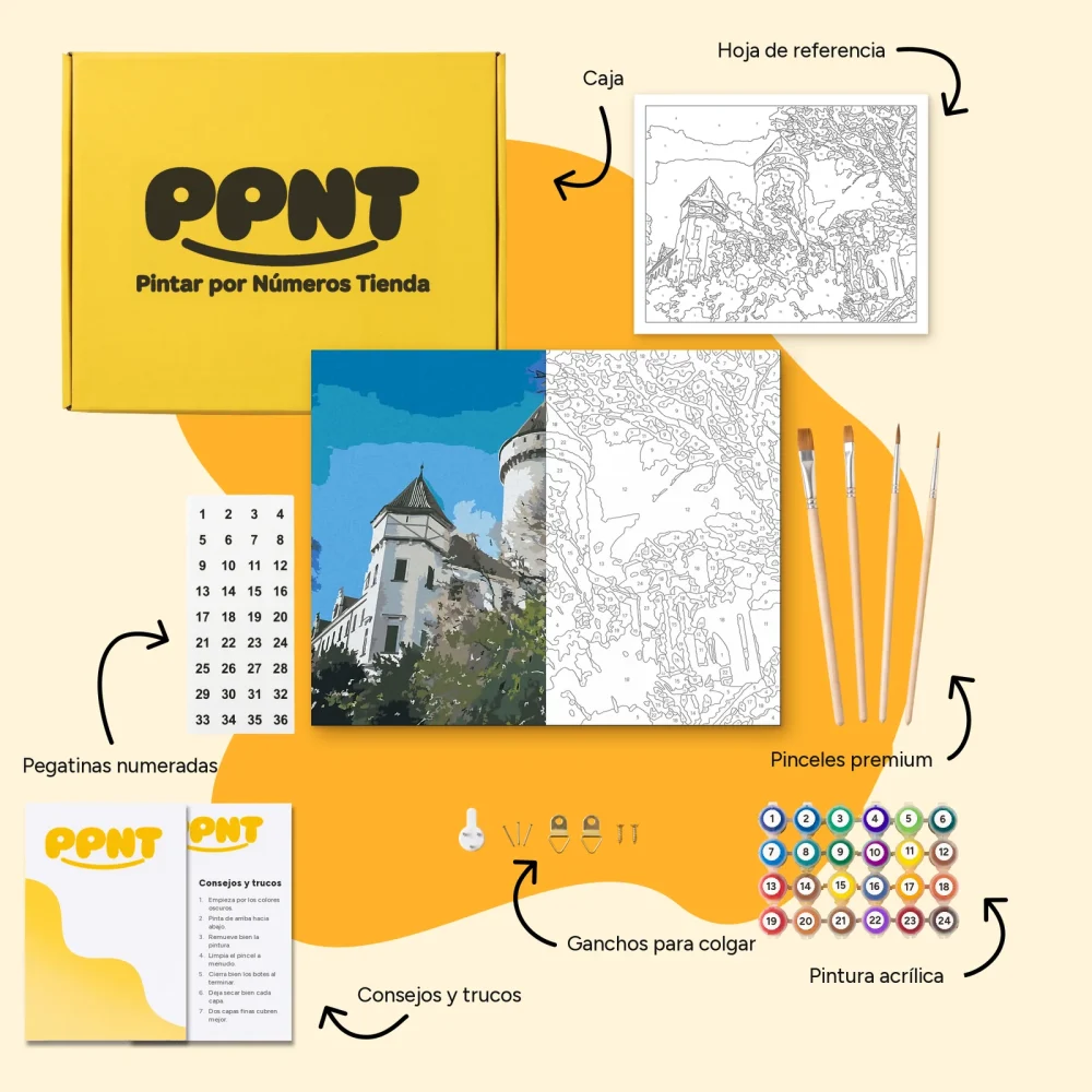 Pintar por Números - Castillo de Konopiště 2