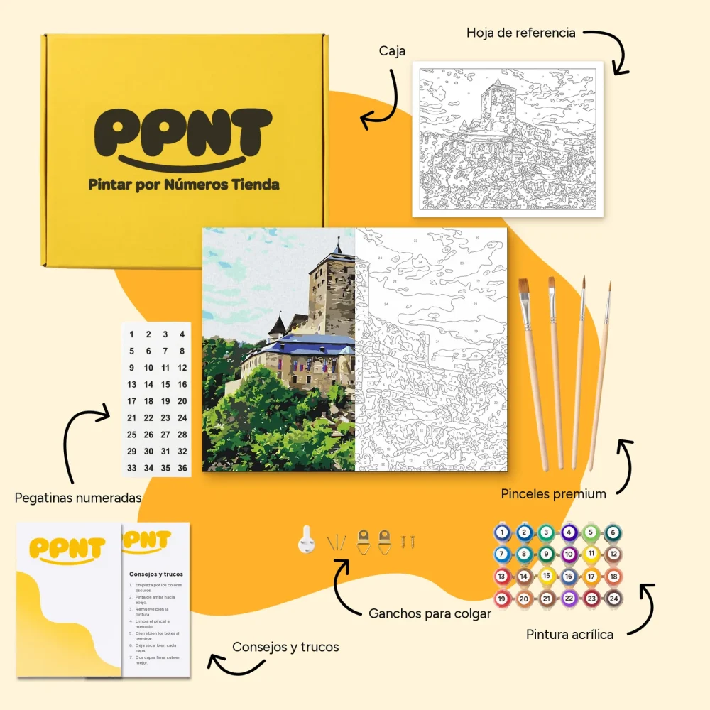 Pintar por Números - Castillo de Kost