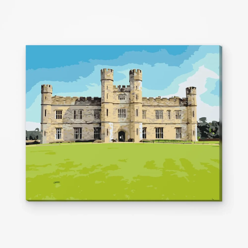 Pintar por Números - Castillo de Leeds, Inglaterra