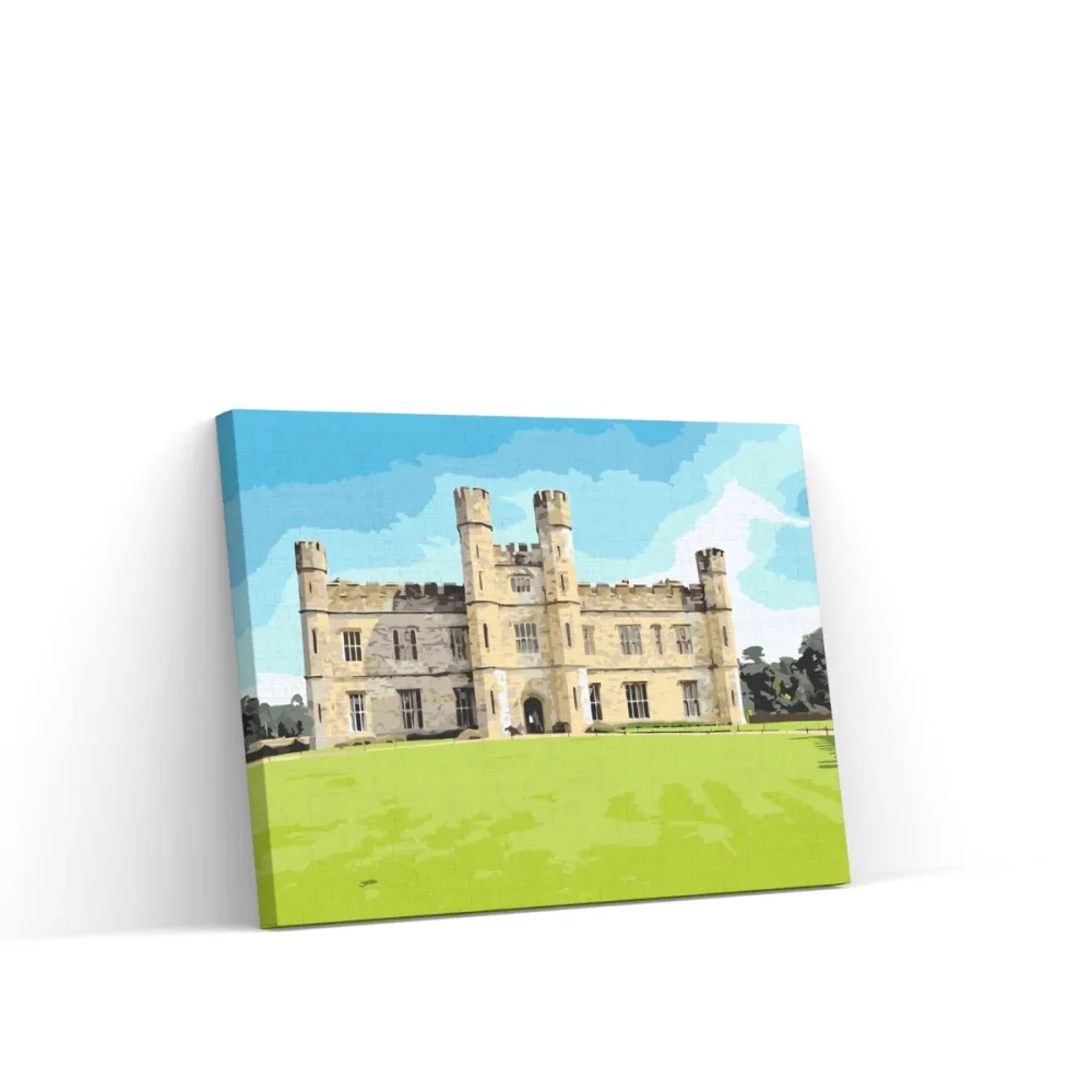 Pintar por números Castillo de Leeds, Inglaterra