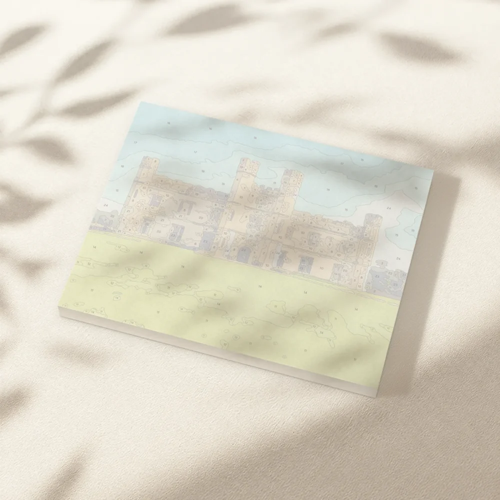 Pintar por Números - Castillo de Leeds, Inglaterra