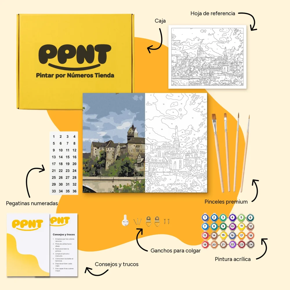 Pintar por Números - Castillo de Loket 2