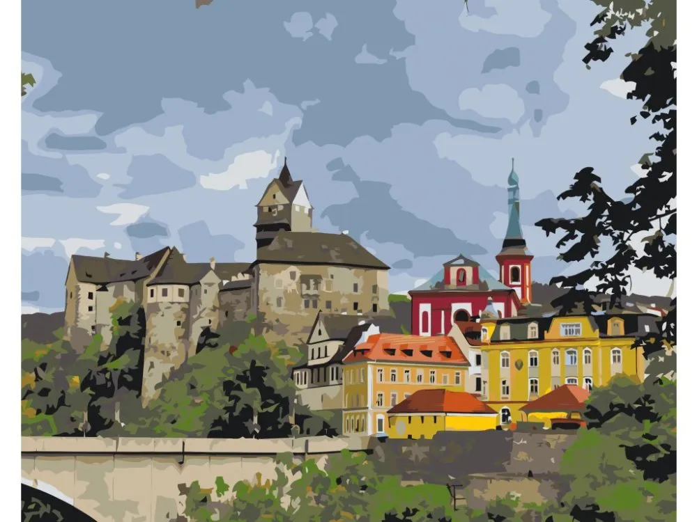Pintar por números Castillo de Loket 2 – foto 2