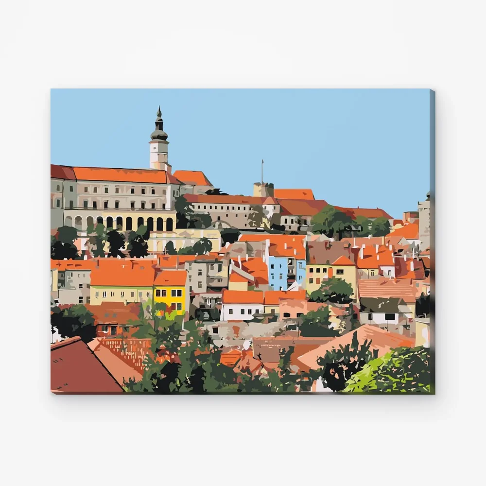 Pintar por Números - Castillo de Mikulov