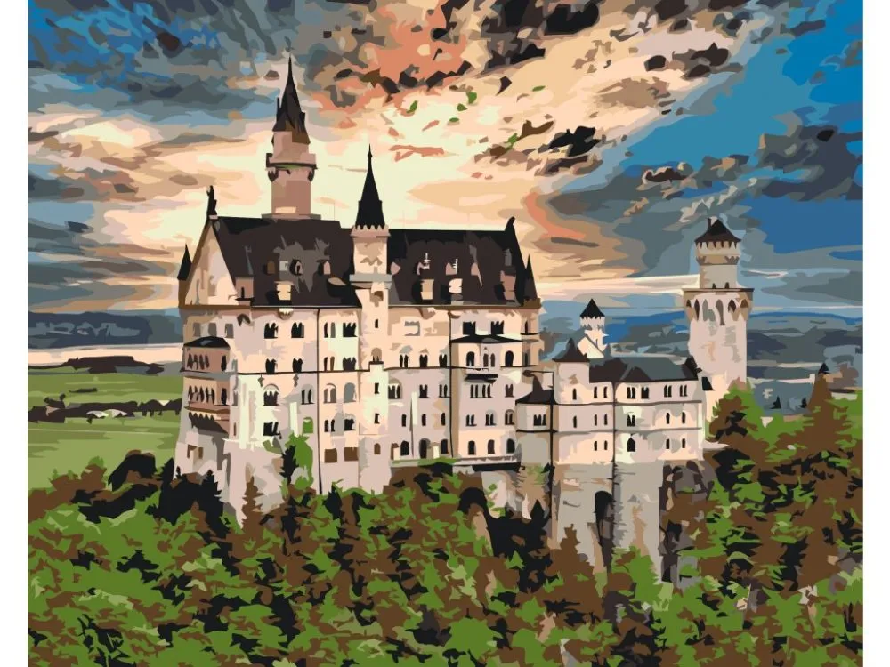 Pintar por números Castillo de Neuschwanstein – foto 2