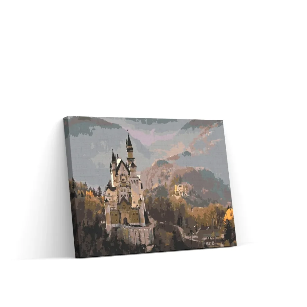 Pintar por números Castillo de Neuschwanstein - Alemania