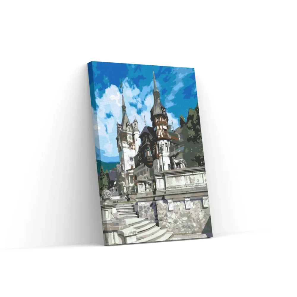 Pintar por números Castillo de Peleș