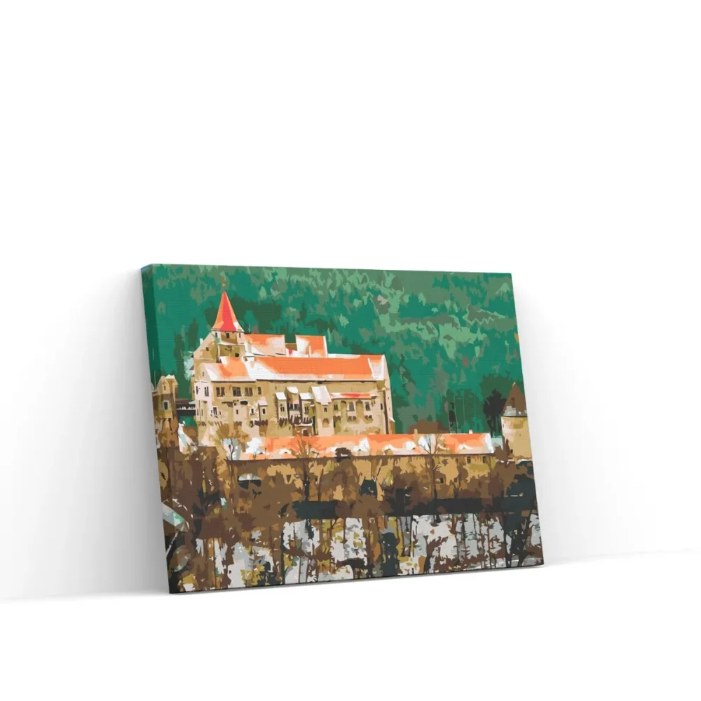 Pintar por números Castillo de Pernštejn