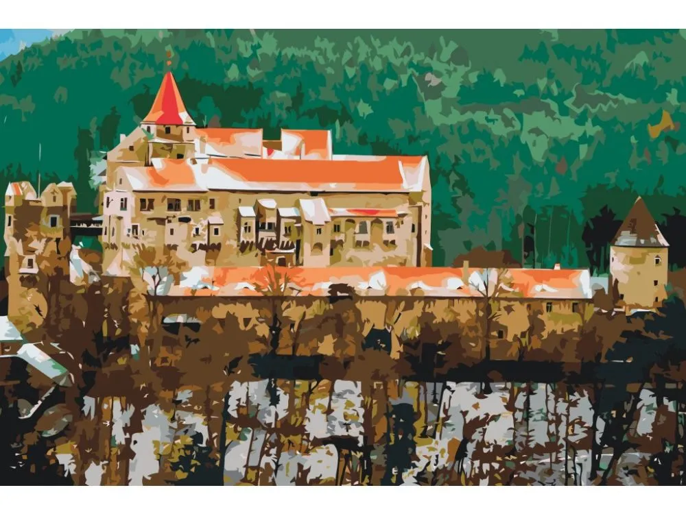 Pintar por números Castillo de Pernštejn – foto 2