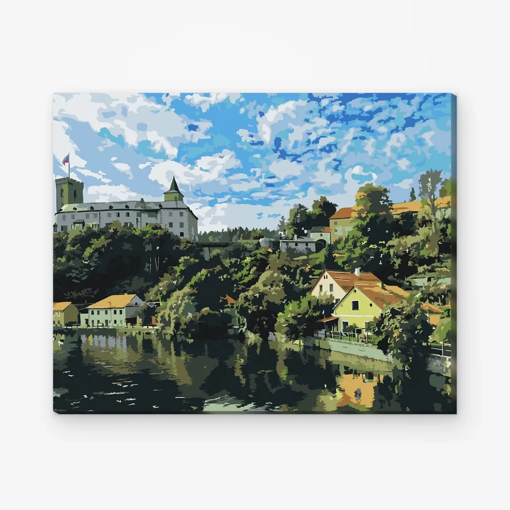 Pintar por Números - Castillo de Rožmberk 2