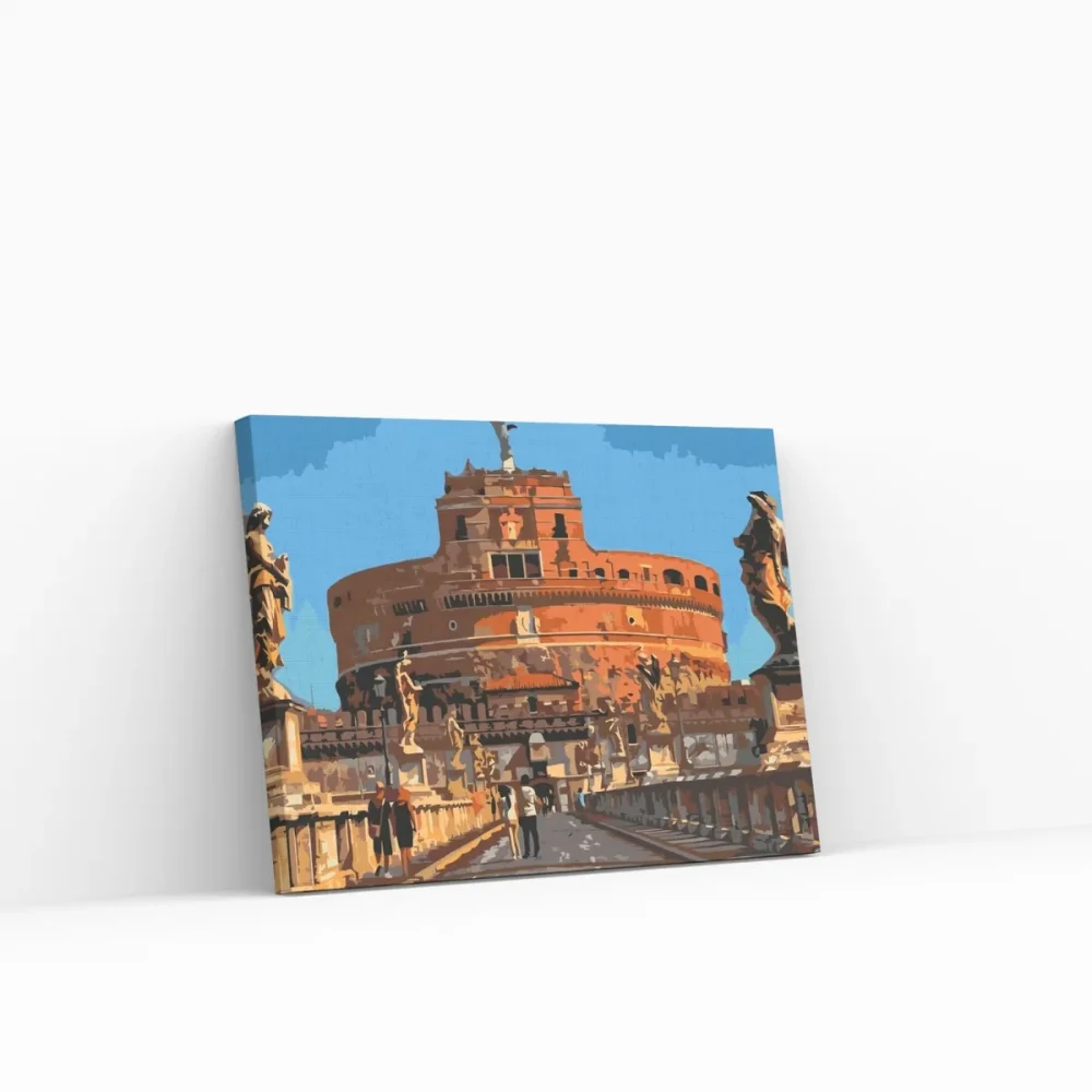 Pintar por números Castillo de Sant'Angelo en Roma