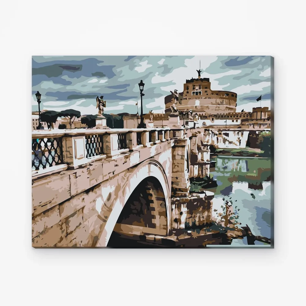 Pintar por Números - Castillo de Sant'Angelo en Roma 3