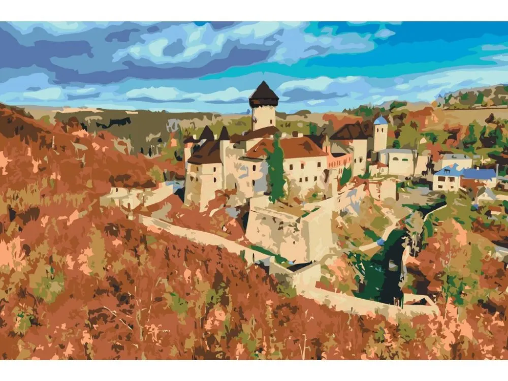 Pintar por números Castillo de Sovinec – foto 2