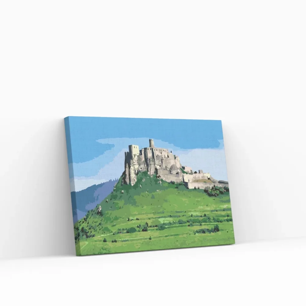 Pintar por números Castillo de Spiš