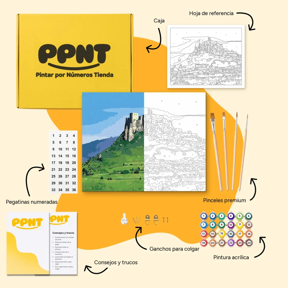 Pintar por Números - Castillo de Spiš