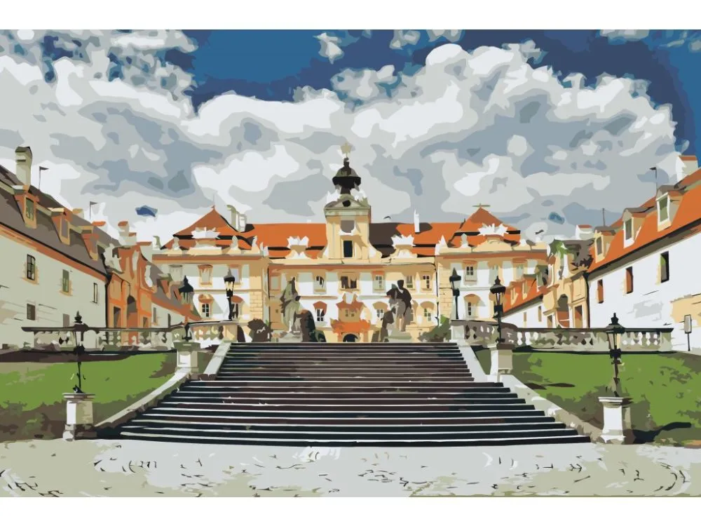 Pintar por números Castillo de Valtice – foto 2