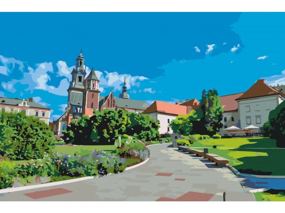 Pintar por números Castillo de Wawel, Cracovia – foto 2