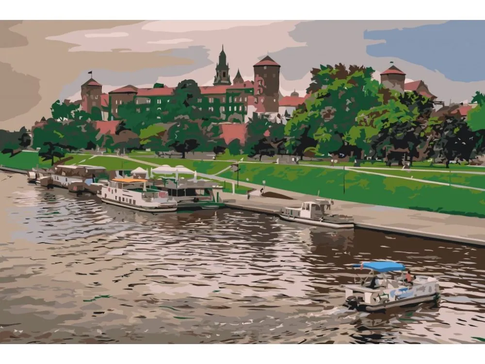 Pintar por números Castillo de Wawel, Cracovia - Castillos y palacios – foto 2