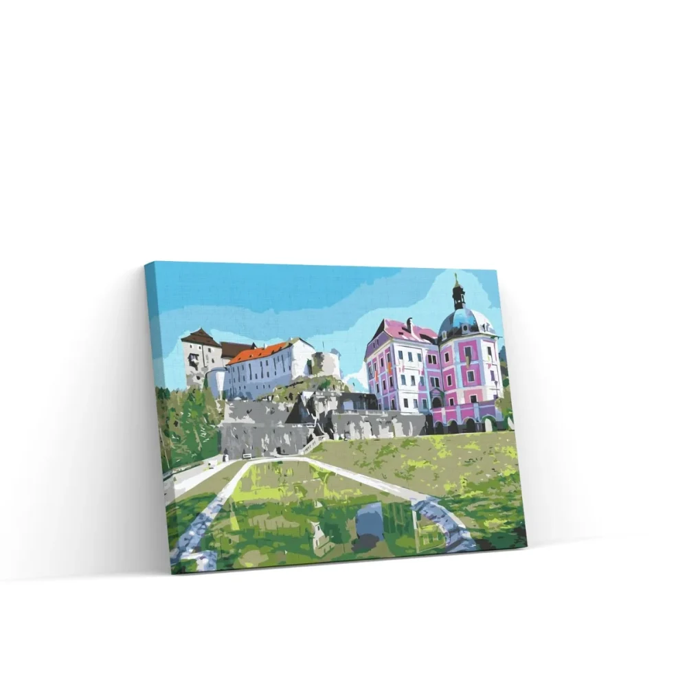 Pintar por números Castillo y palacio de Bečov nad Teplou