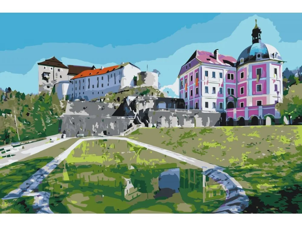 Pintar por números Castillo y palacio de Bečov nad Teplou – foto 2