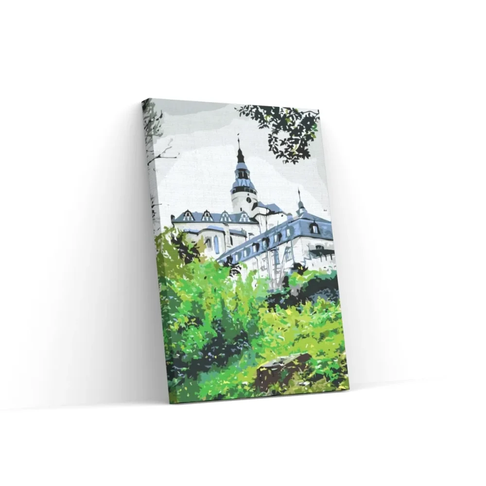 Pintar por números Castillo y palacio de Frýdlant 2