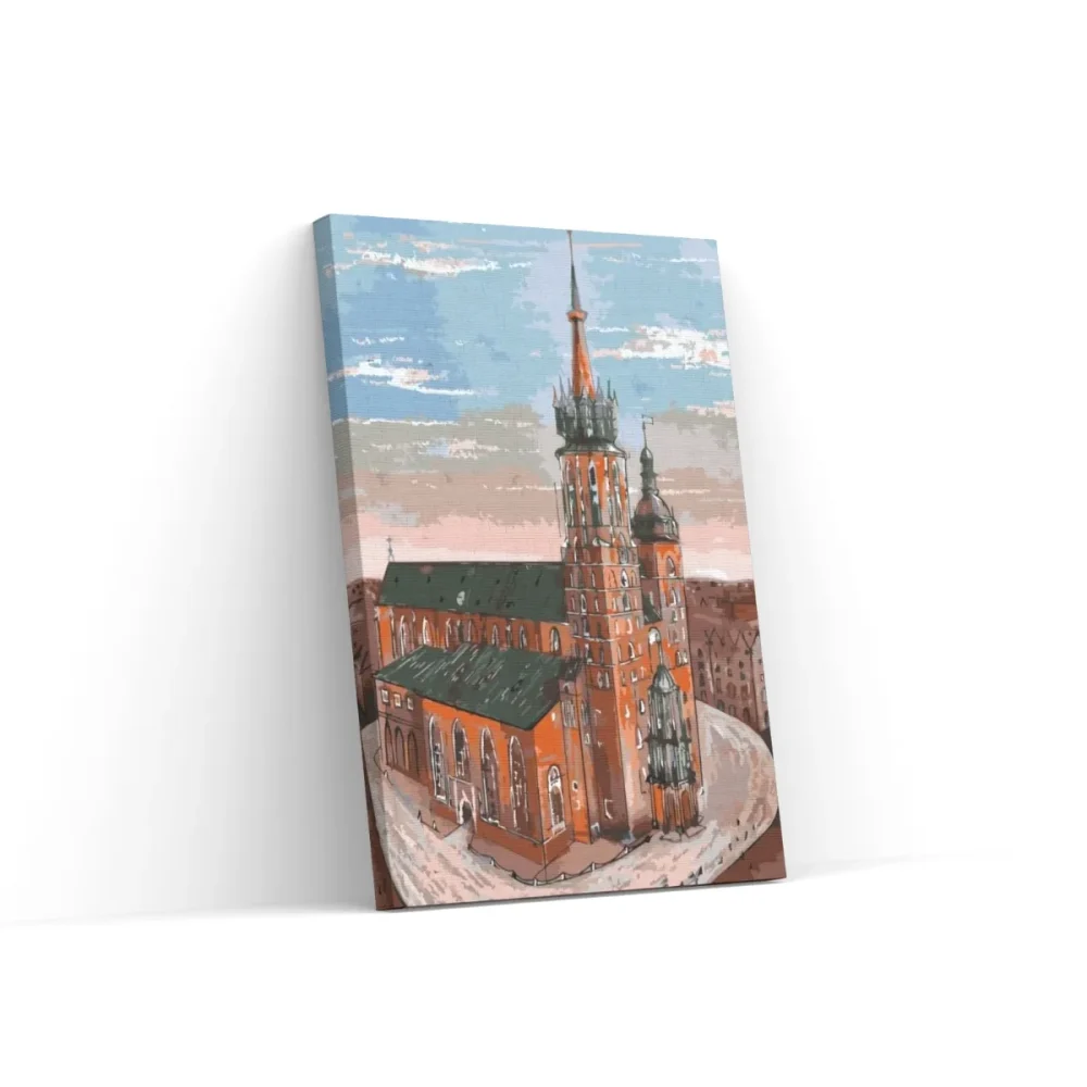 Pintar por números Catedral de Cracovia