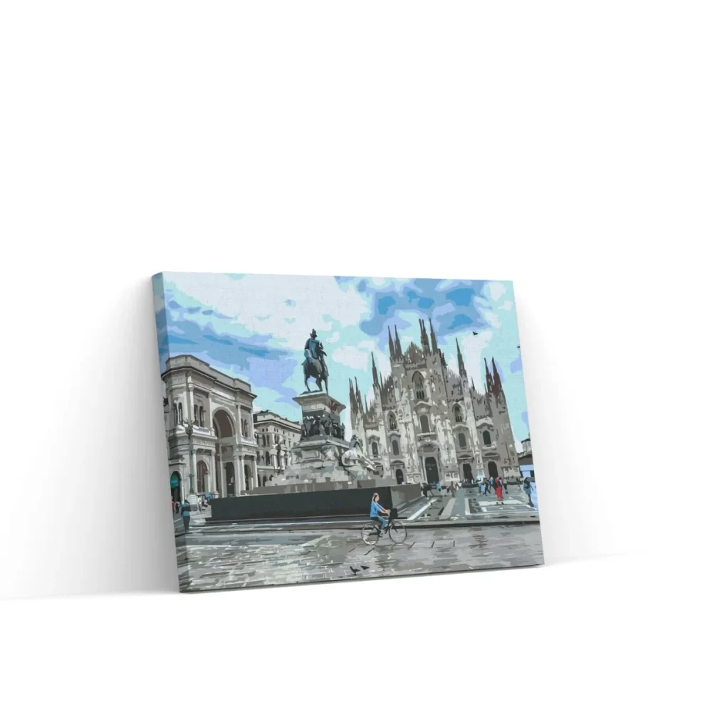 Pintar por números Catedral de Milán 2
