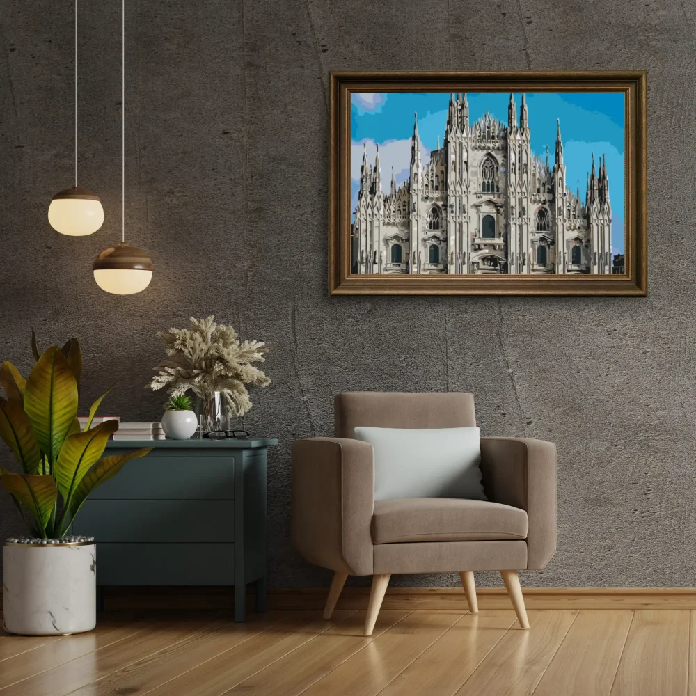Pintar por números Catedral de Milán – foto 3