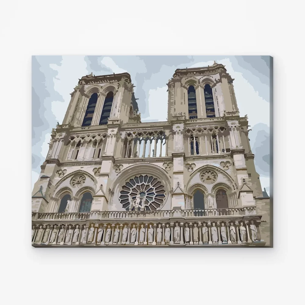 Pintar por Números - Catedral de Notre Dame 2