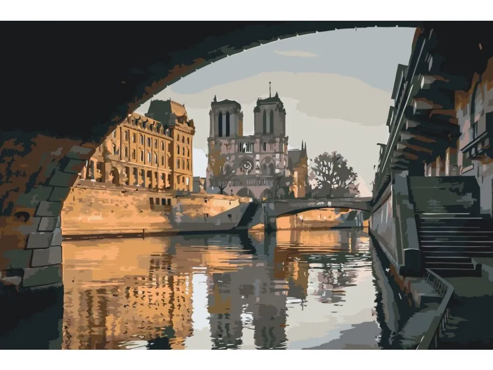 Pintar por números Catedral de Notre Dame – foto 2