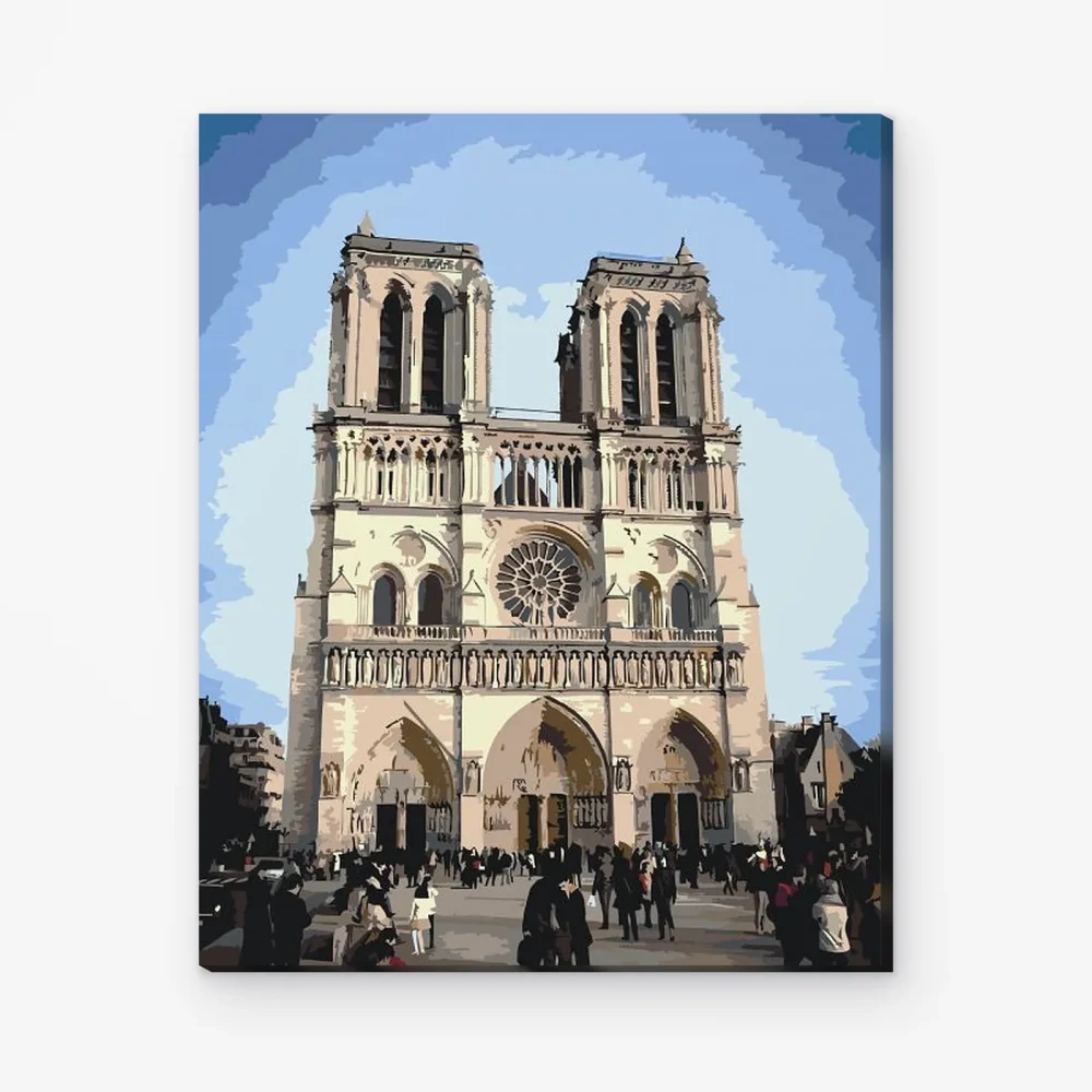 Pintar por Números - Catedral de Notre Dame 3