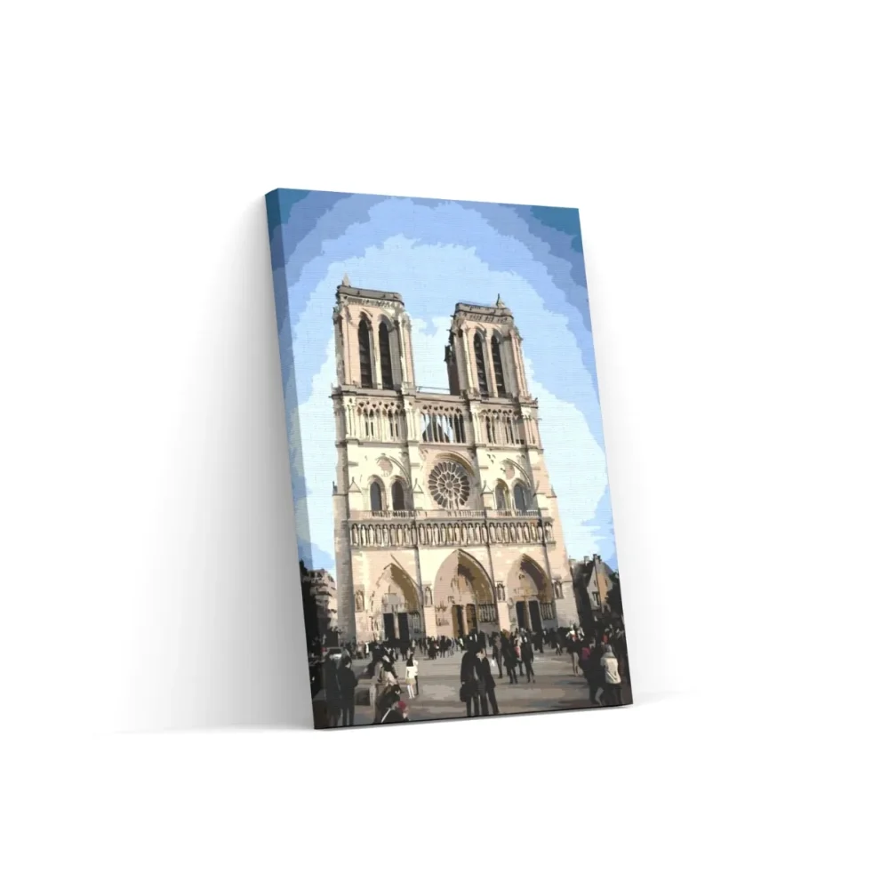 Pintar por números Catedral de Notre Dame 3