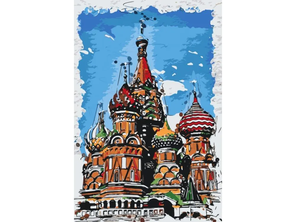 Pintar por números Catedral de San Basilio – foto 2