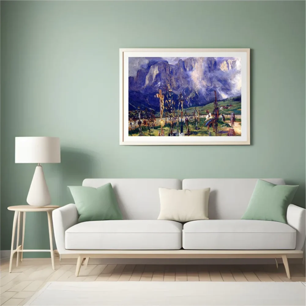 Pintar por números Cementerio en el Tirol – foto 4