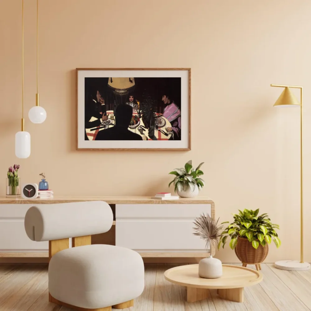 Pintar por números Cena a la luz de la lámpara – foto 3