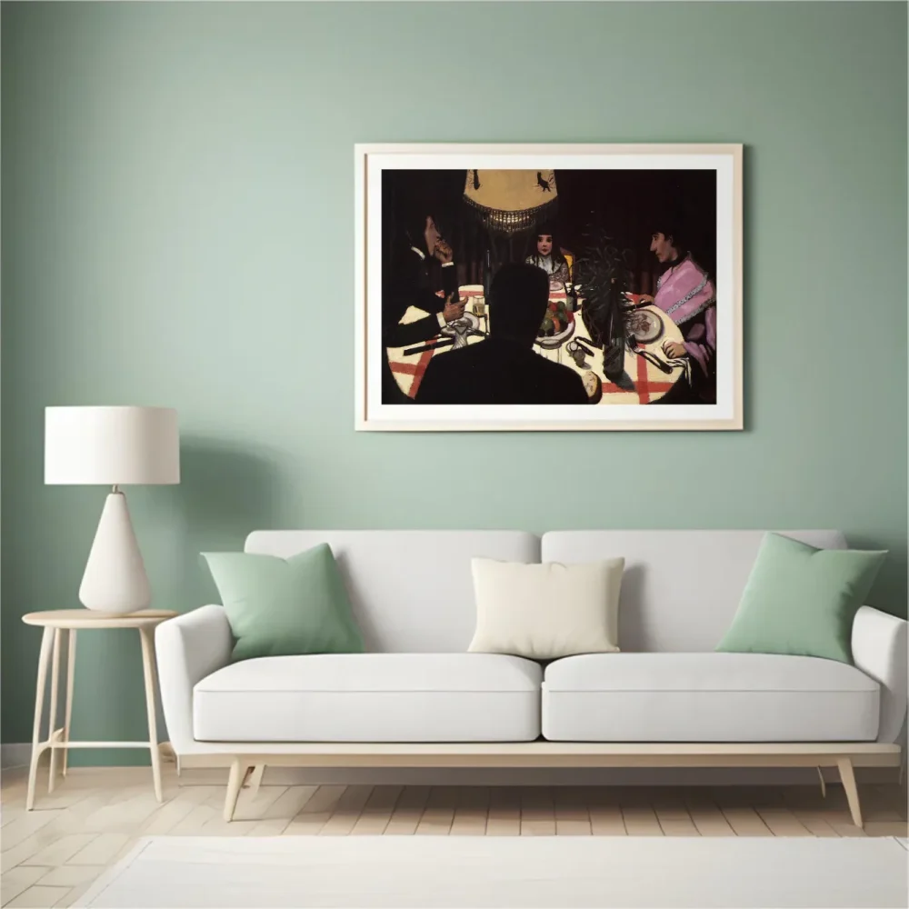 Pintar por números Cena a la luz de la lámpara – foto 4