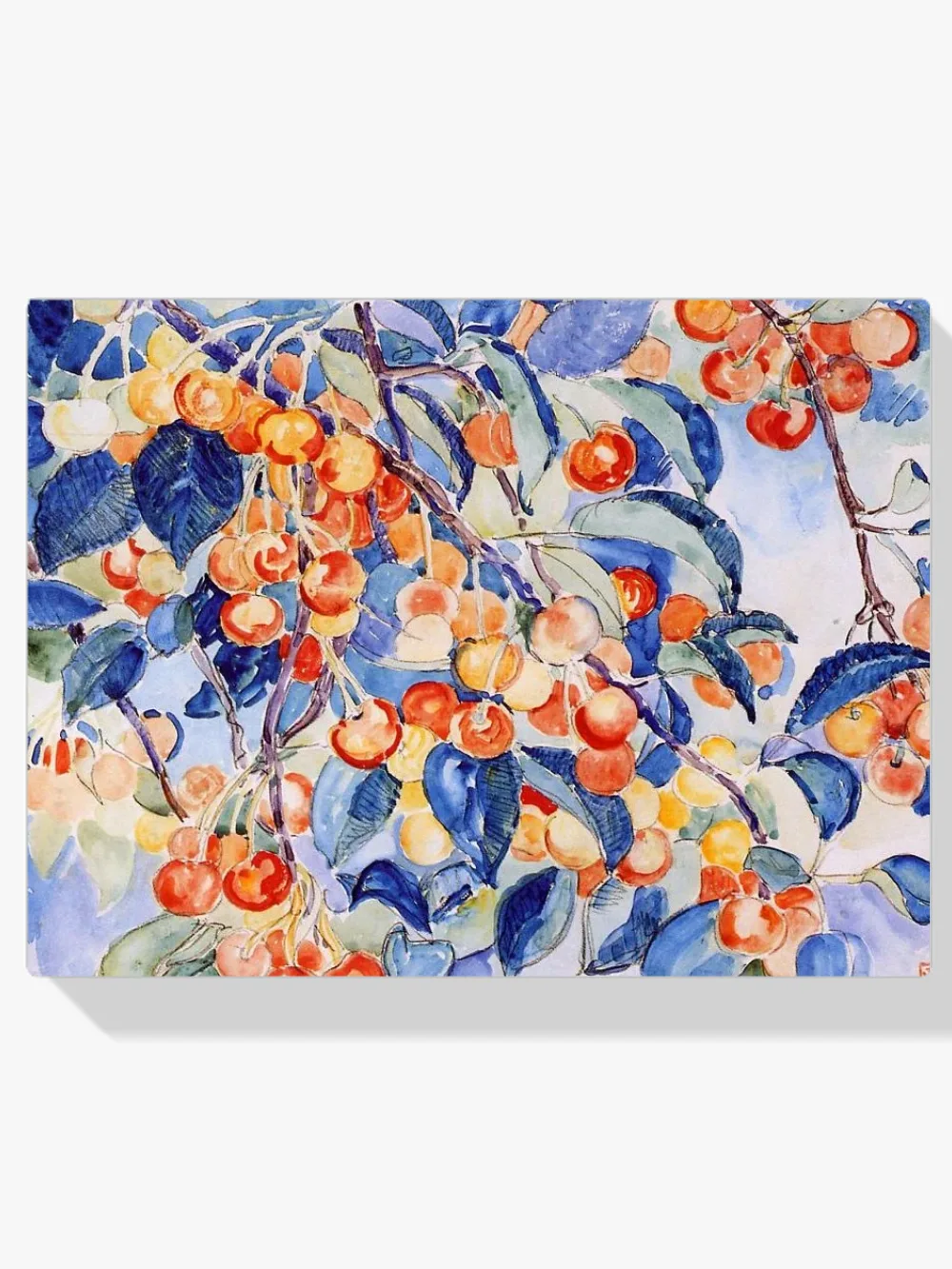 Pintar por números Cerezas