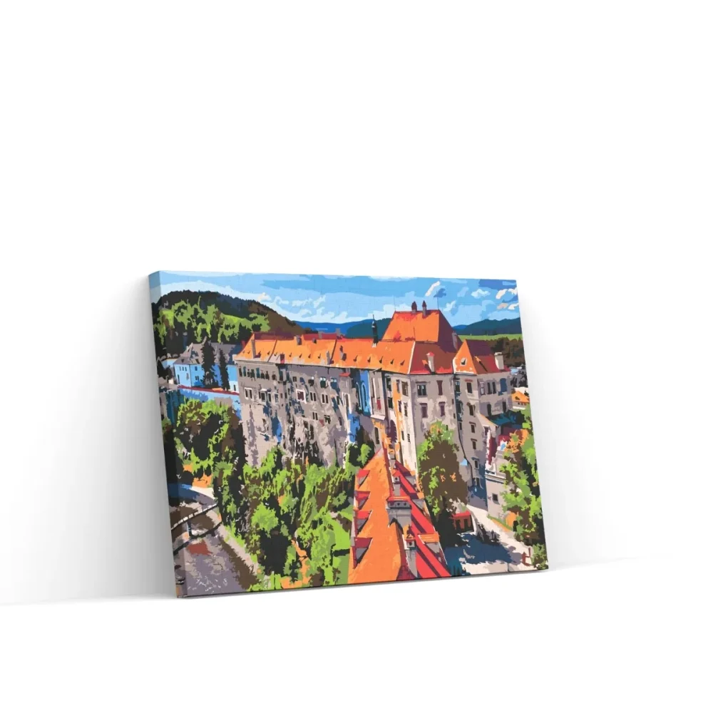 Pintar por números Český Krumlov 2