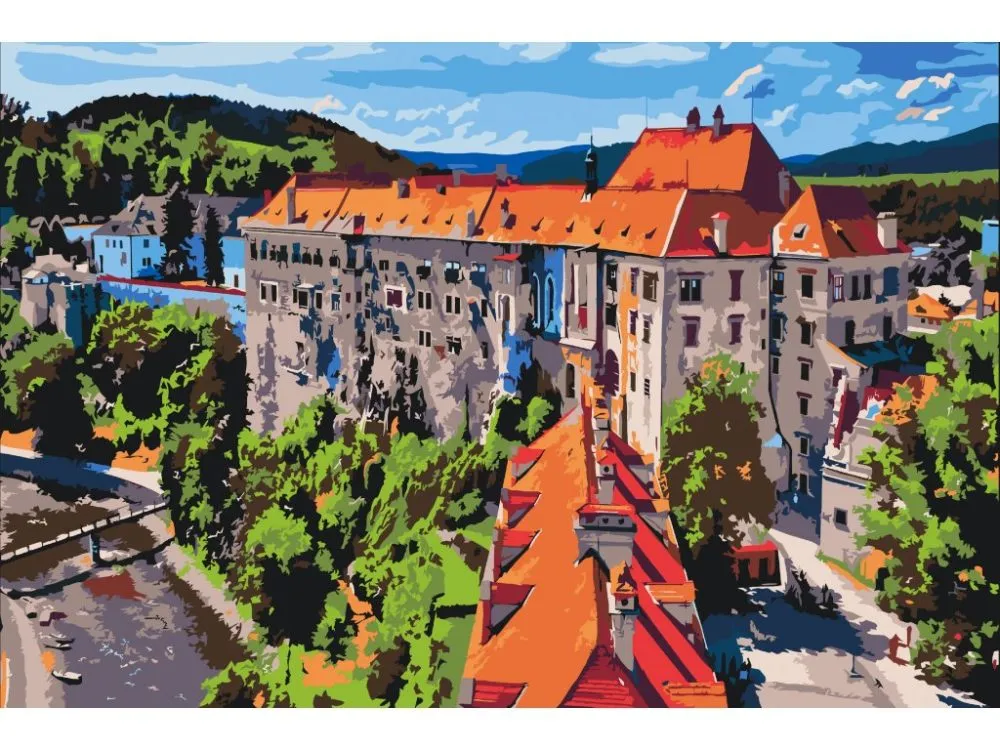 Pintar por números Český Krumlov 2 – foto 2