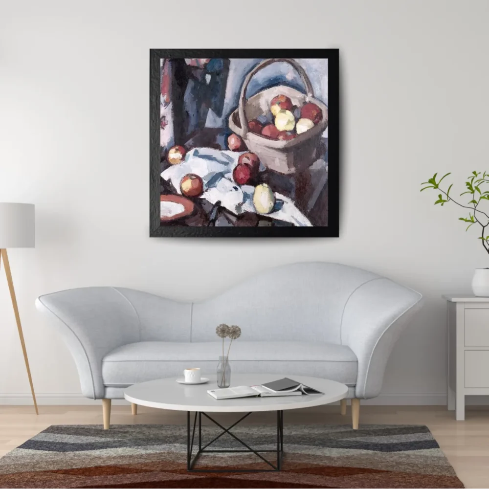 Pintar por números Cesta y manzanas – foto 2
