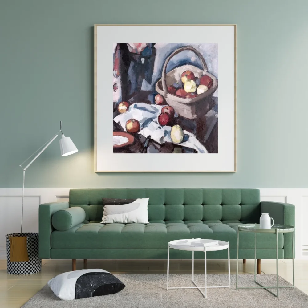 Pintar por números Cesta y manzanas – foto 3