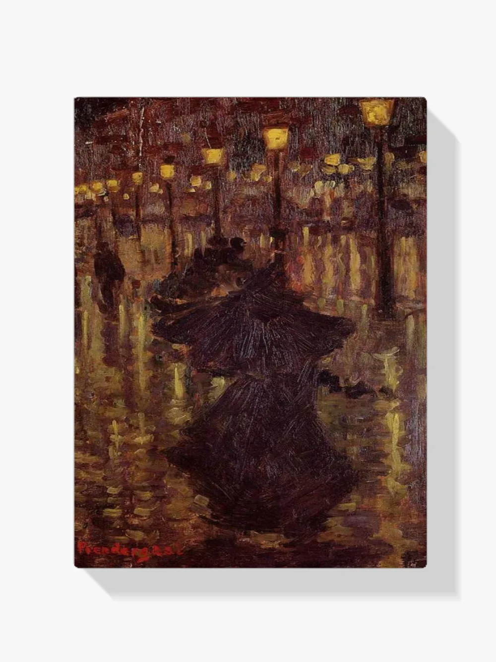 Pintar por números Chaparrón vespertino en París