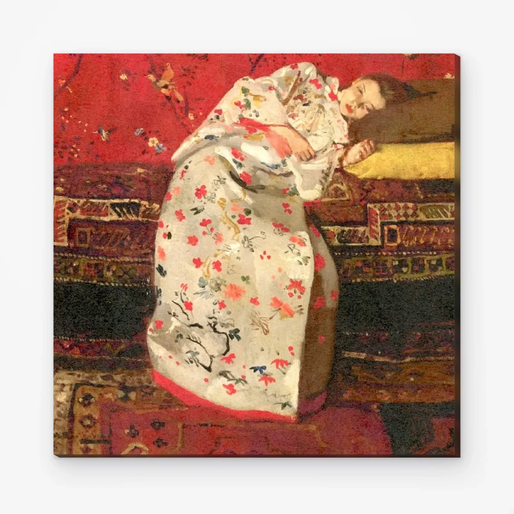 Pintar por Números - Chica con kimono blanco