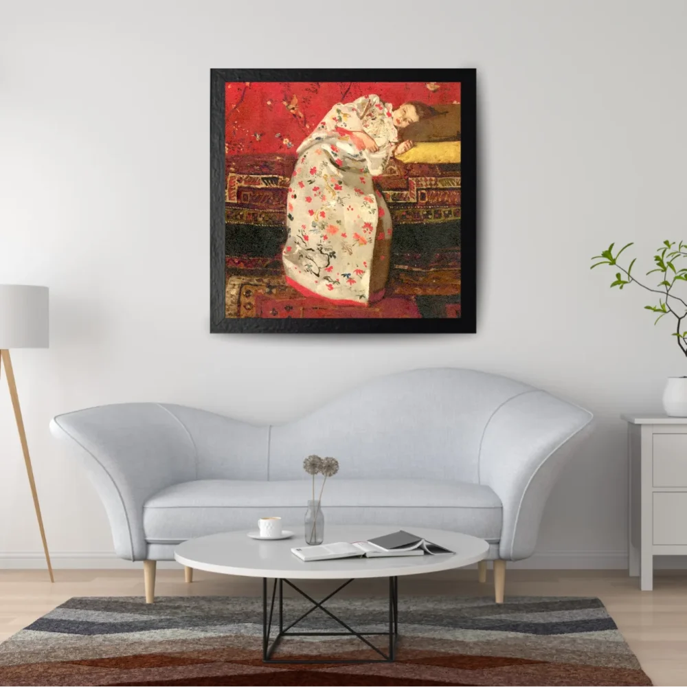 Pintar por números Chica con kimono blanco – foto 2