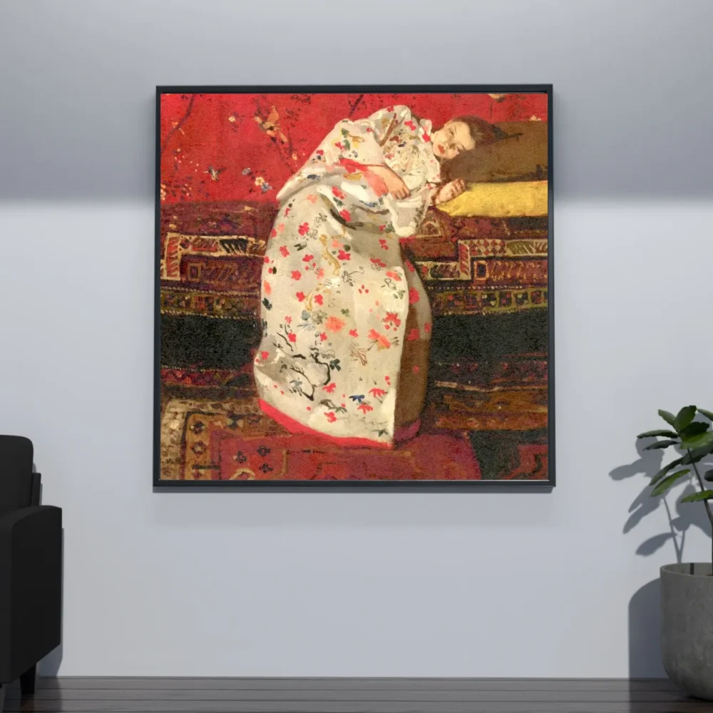 Pintar por números Chica con kimono blanco – foto 4