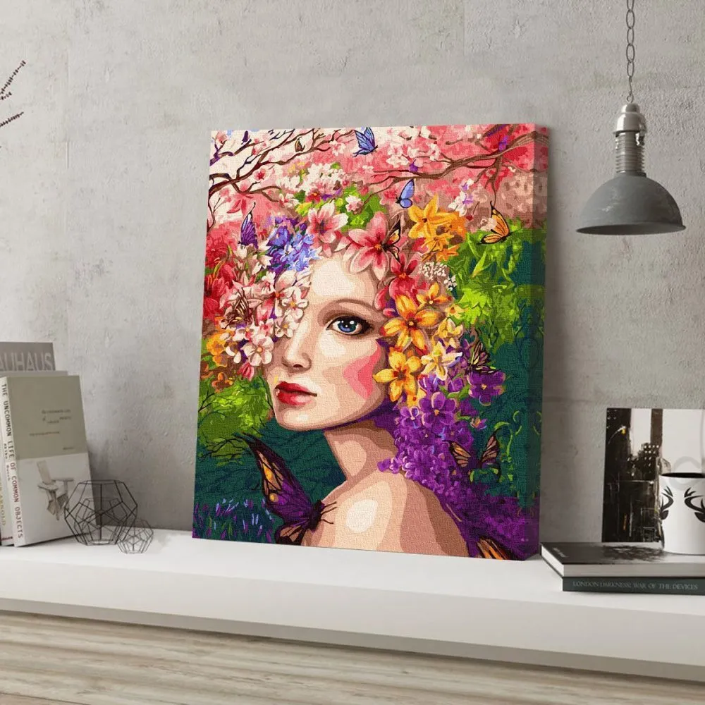 Pintar por números Chica de primavera – foto 2