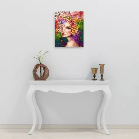 Pintar por números Chica de primavera – foto 3