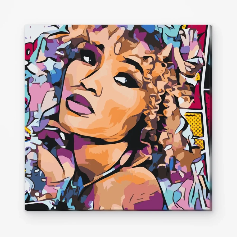 Pintar por Números - Chica latina