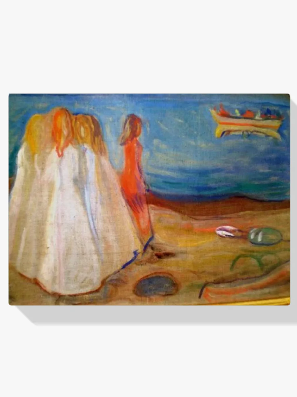 Pintar por números Chicas en la costa